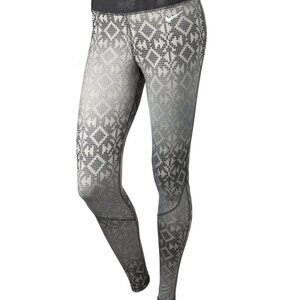 Nike Pro Combat Leggings Hyperwarm Geometric Print Size XS